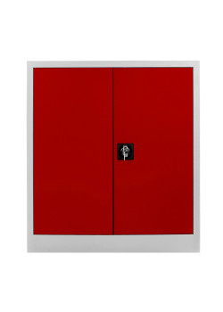 Demir Dolap Ofis 100 lük Dosya Dolabı Gri-Kırmızı