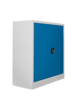Demir Dolap Ofis 100 lük Dosya Dolabı Gri-Mavi