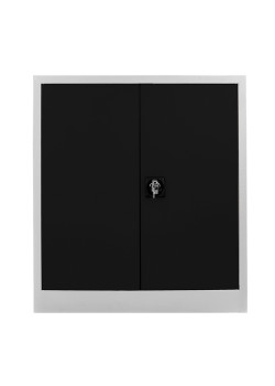 Demir Dolap Ofis 100 lük Dosya Dolabı Gri-Siyah