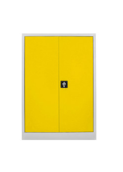 Demir Dolap Ofis 130 luk Dosya Dolabı Gri-Sarı