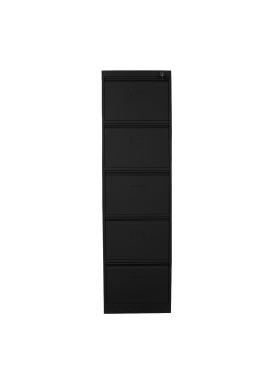 Demir Dolap Ofis 5 li Klasör Dolabı Siyah