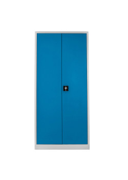 Demir Dolap Ofis Temizlik Dolabı Gri-Mavi